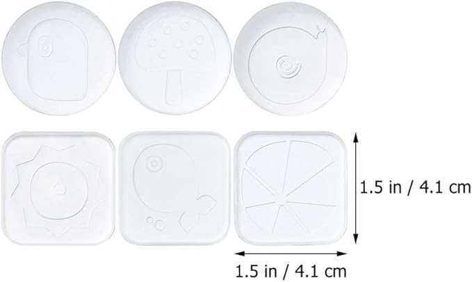 Türstopper 10 Stück Wand Türpuffer Transparent Selbstklebend Silikon