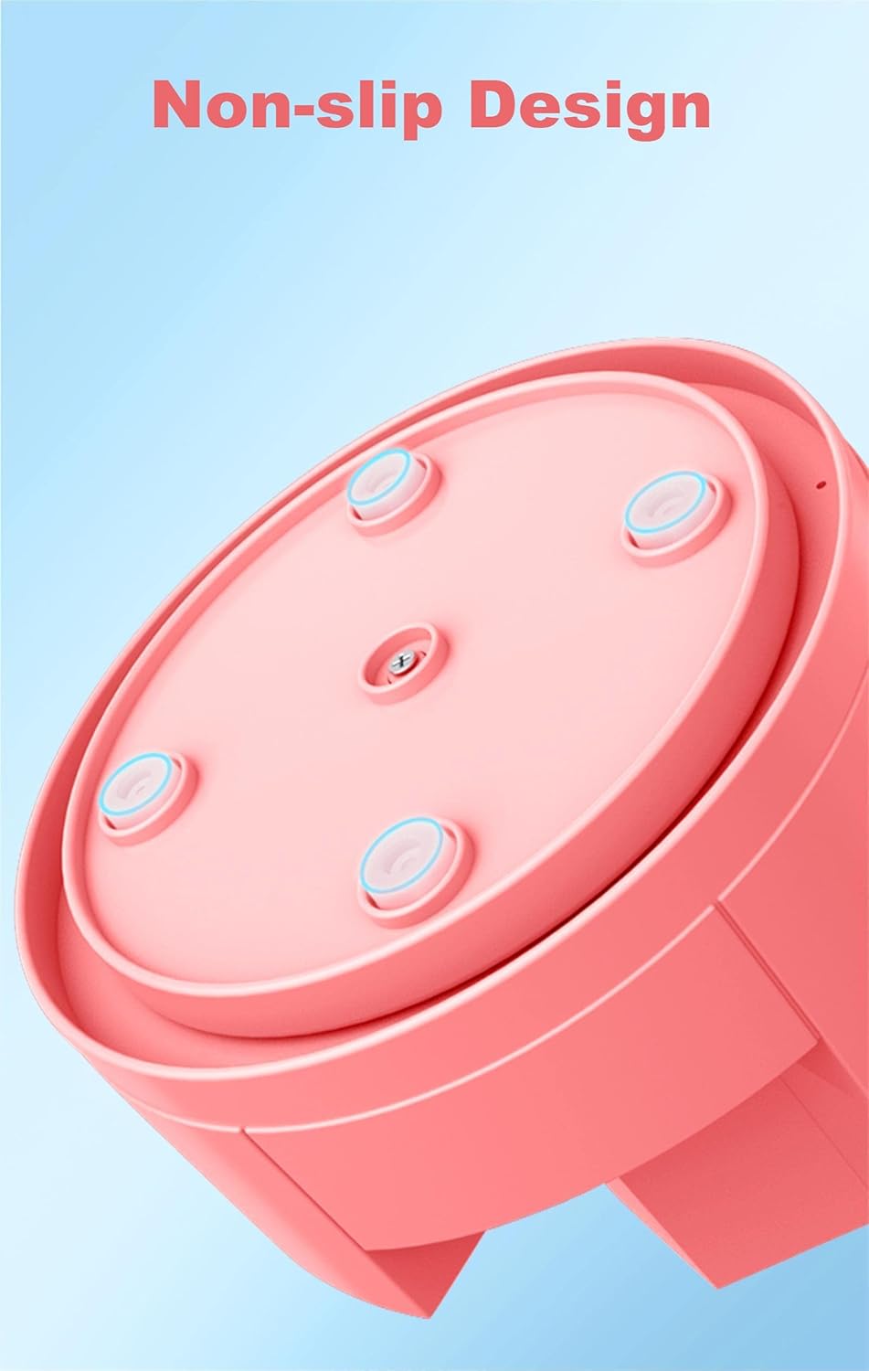 LÜNIC Stifthalter Schreibtisch Organizer drehbar rotierend rosa