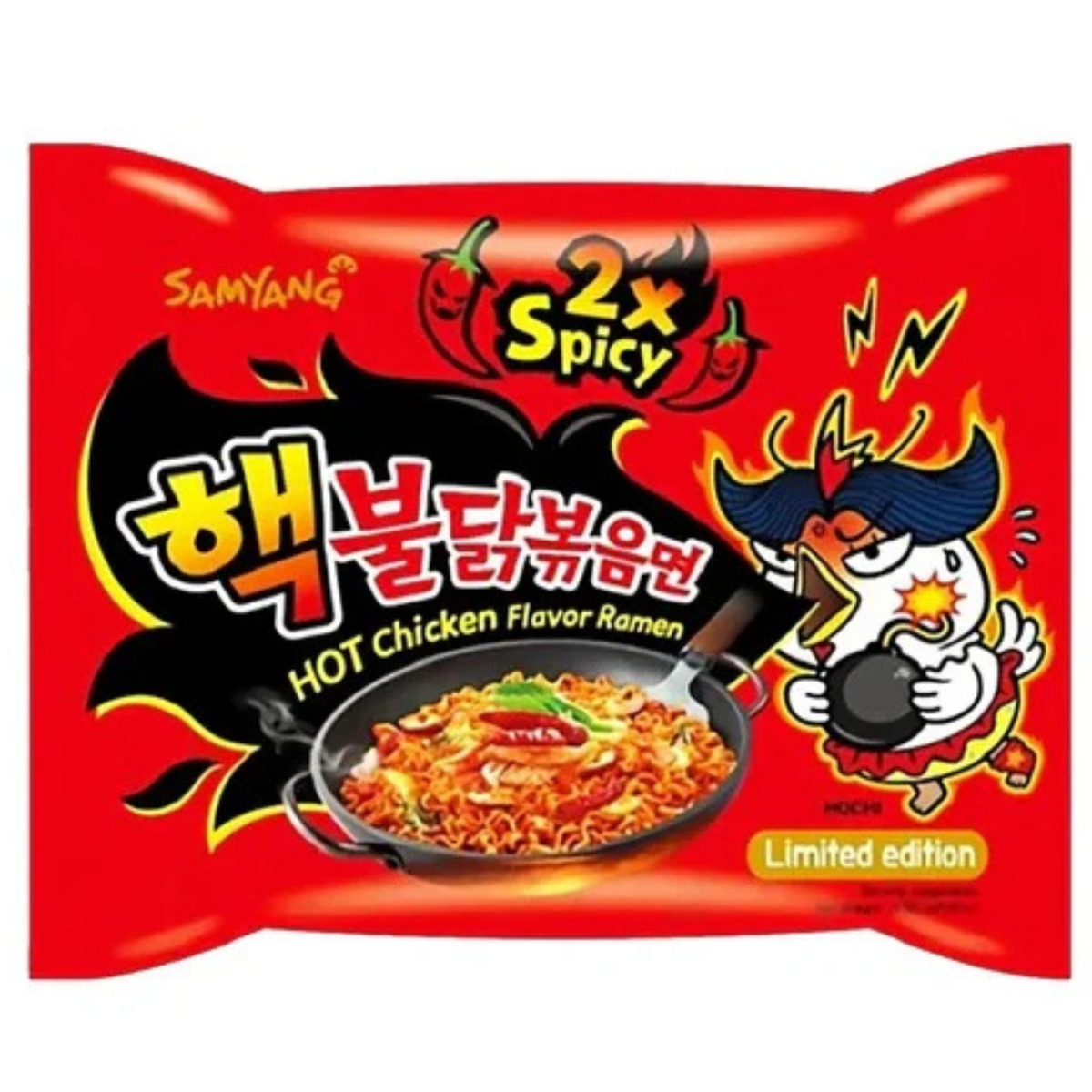 Samyang Buldak Hot Chicken Ramen 2xSpicy 140g (5er-Pack)