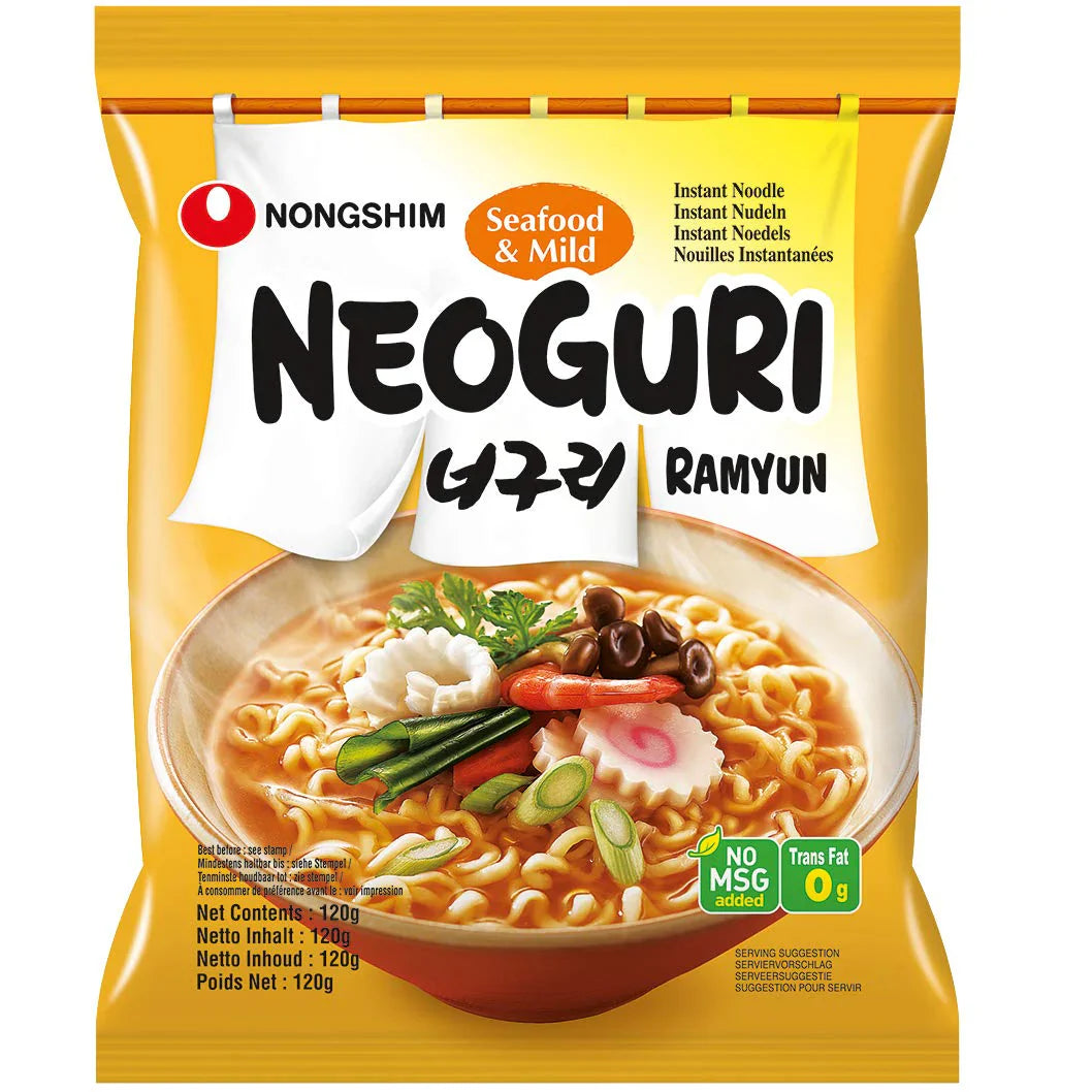 NONG SHIM Instantnudeln Neoguri Seafood mild 120g