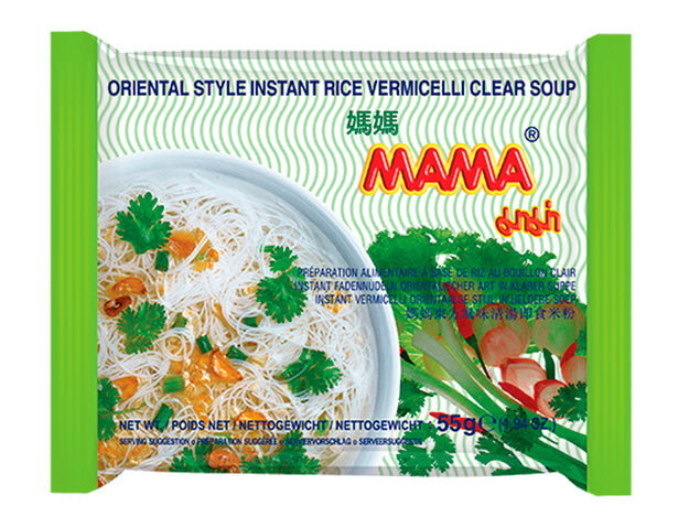 MAMA Instant Reisnudeln Orientalischer Art Clear Soup Vermicelli 55g