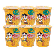 Samyang Buldak Hot Chicken Ramen Cheese Cup 70g (6er-Pack)