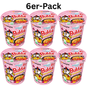 Samyang Buldak Hot Chicken Ramen Carbonara Cup 80g (6er-Pack)