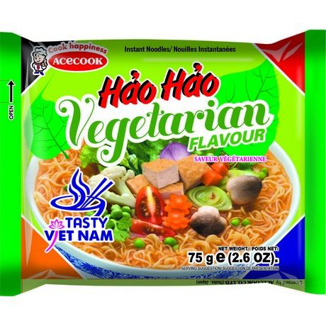 Acecook Instantnudeln Hao Hao Gemüse 75g (10er-Pack)