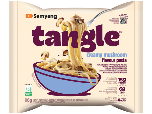 Samyang Tangle Pasta Creamy Mushroom Pilzrahmsauce 105g (20er-Pack)