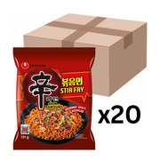 Nongshim Instantnudeln Shin Ramyun Stir-Fry Bratnudeln 131g (20er-Pack)