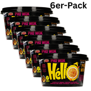 Acecook Pho Wok Hello Instant Reisnudeln Zwiebel & Knoblauch Cup 76g (6er-Pack)