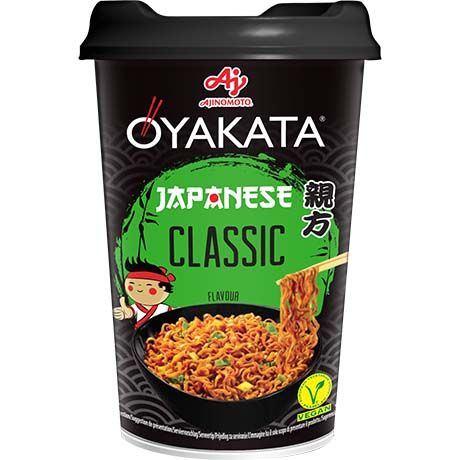 Ajinomoto OYAKATA Instantnudeln Yakisoba Cup Japanese Classic 93g (8er-Pack)