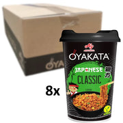 Ajinomoto OYAKATA Instantnudeln Yakisoba Cup Japanese Classic 93g (8er-Pack)