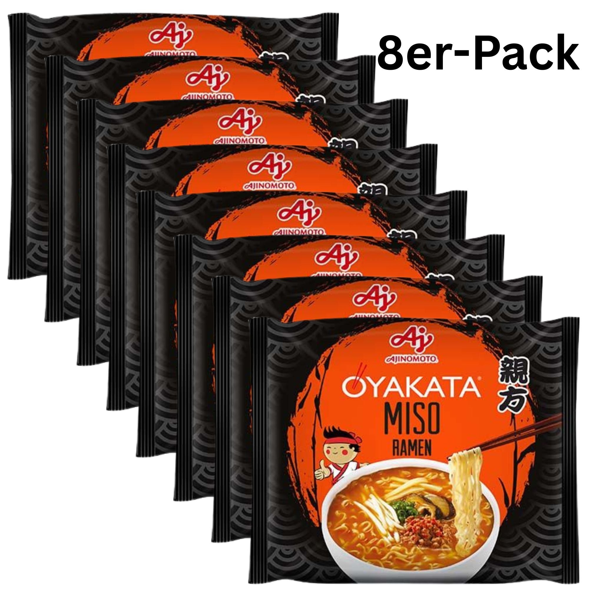 Ajinomoto OYAKATA Instantnudeln Ramen Miso 89g (8er-Pack)