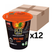 Acecook Ippin Instantnudeln Ramen Spicy Miso Cup 73g (12er-Pack)