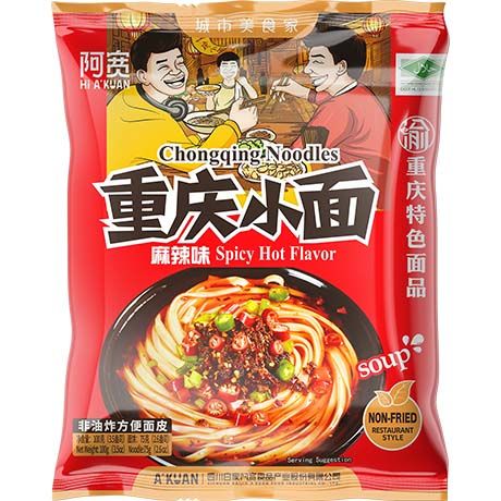 Baijia Instantnudeln Chongqing Nudeln Spicy Hot 100g (6er-Pack)