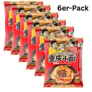 Baijia Instantnudeln Chongqing Nudeln Spicy Hot 100g (6er-Pack)