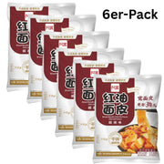 Baijia A-Kuan Breite Nudeln Hot & Sour 115g (6er-Pack)