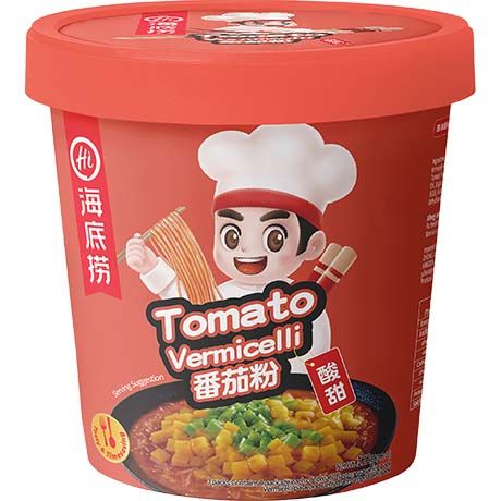 Haidilao Instant Glasnudeln Vermicelli Tomato Cup 122g (12er-Pack)