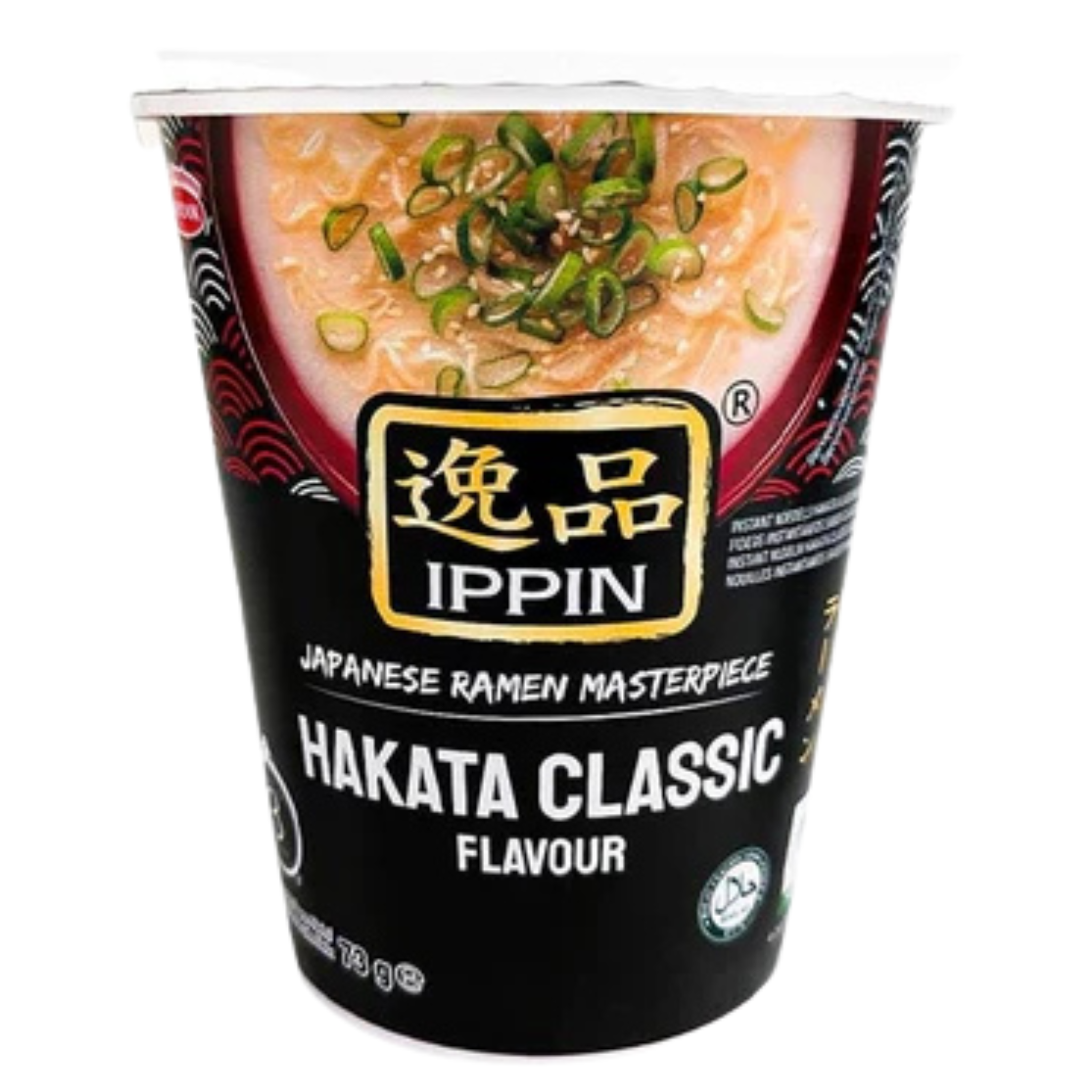 Acecook Ippin Instantnudeln Ramen Hakata Tonkotsu Cup 73g (12er-Pack)
