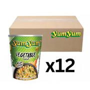 YumYum Instantnudeln Gemüse Cup 70g (12er-Pack)