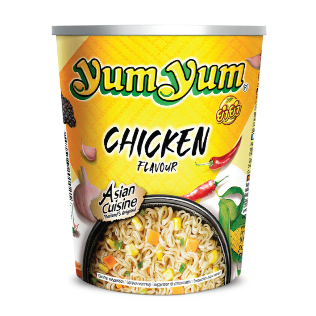 YumYum Instantnudeln Chicken Cup 70g (12er-Pack)
