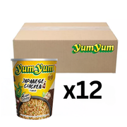 YumYum Instantnudeln Japanese Chicken Shoyu Cup 70g (12er-Pack)