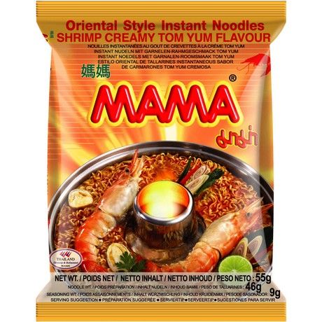 MAMA Instantnudeln Shrimp Creamy Tom Yum 55g (12er-Pack)