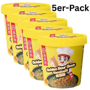 Haidilao Instant Glasnudeln Vermicelli Golden Sour Soup Cup 130g (5er-Pack)