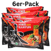 Paldo Instantnudeln HWA Ramyun Hot & Spicy 120g (6er-Pack)
