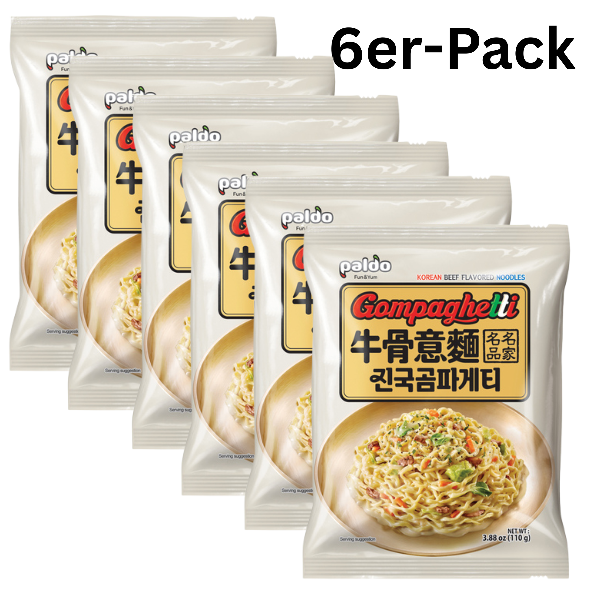 Paldo Instantnudeln Gompaghetti 110g (6er-Pack)