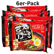 Paldo Instantnudeln Teumsae Ramyun Scharf 120g (6er-Pack)