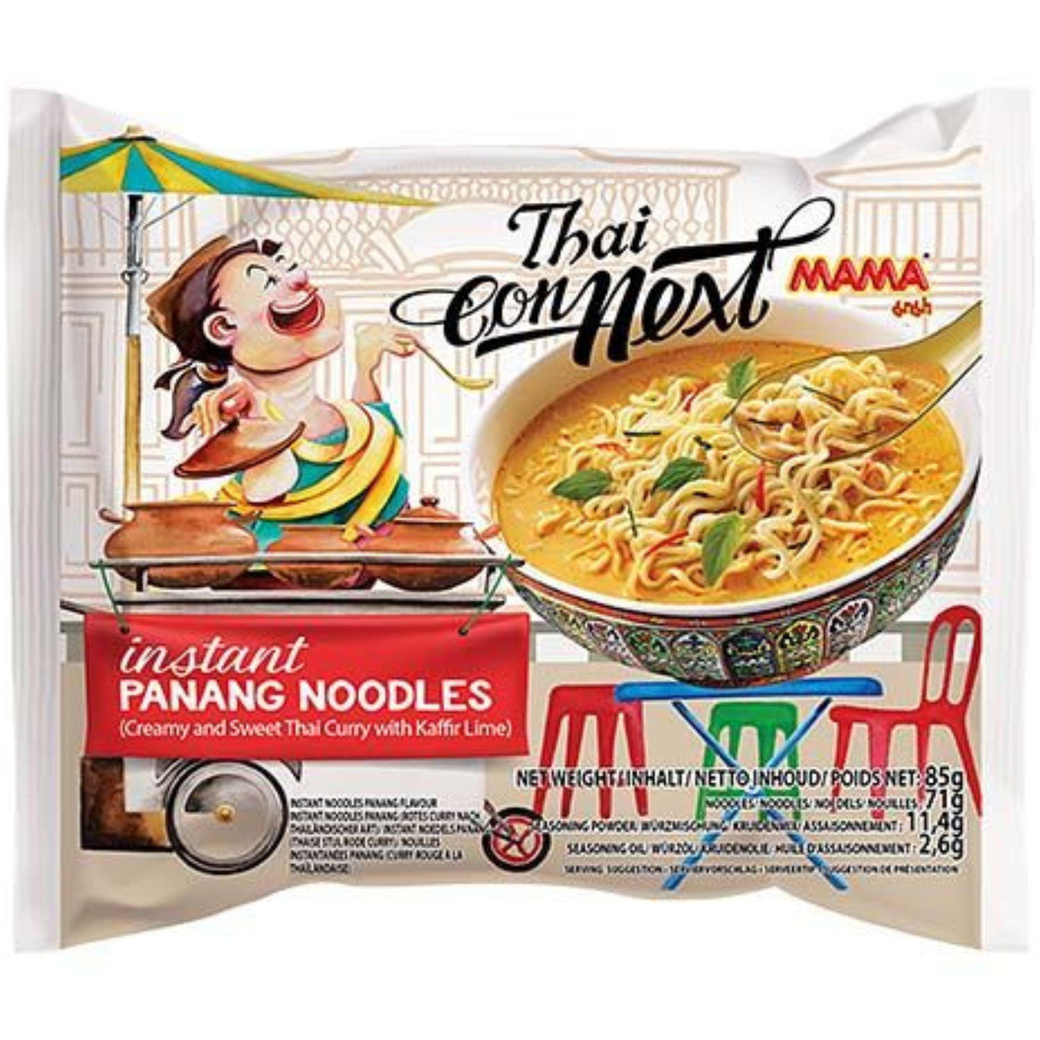MAMA Instantnudeln Thai Connext Panang 85g (20er-Pack)