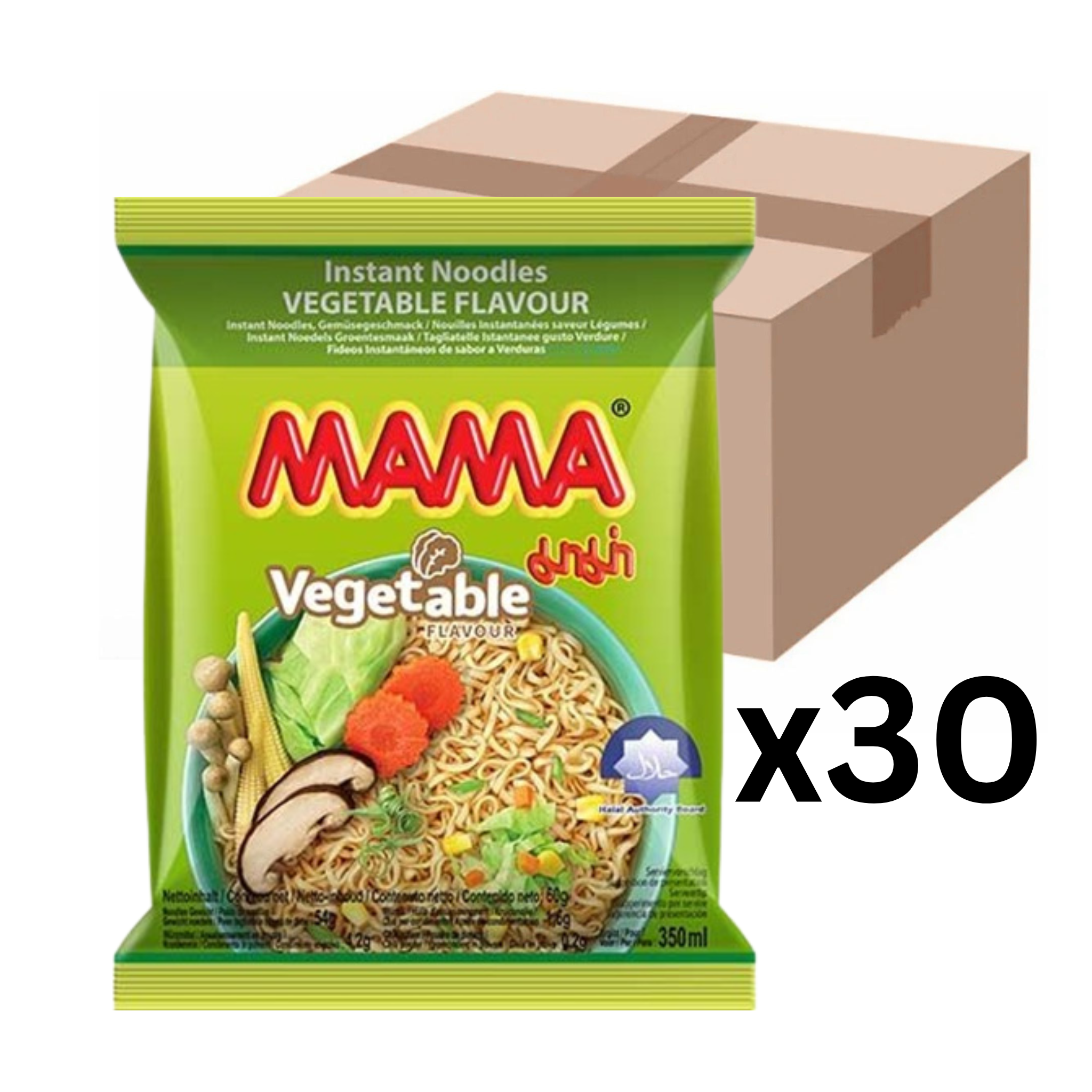MAMMAMA Instantnudeln Gemüse 60g (30er-Pack)