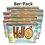 Acecook Pho Soup Hello Instant Reisnudeln Rind Cup 70g (8er-Pack)