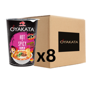 Ajinomoto OYAKATA Instantnudeln Tantanmen scharf Ramen Cup 63g (8er-Pack)
