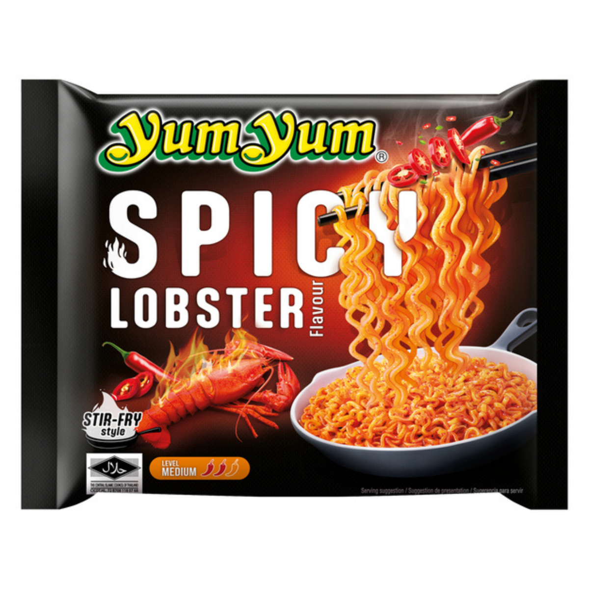 YumYum Instantnudeln Stir-Fried Hummer scharf 100g