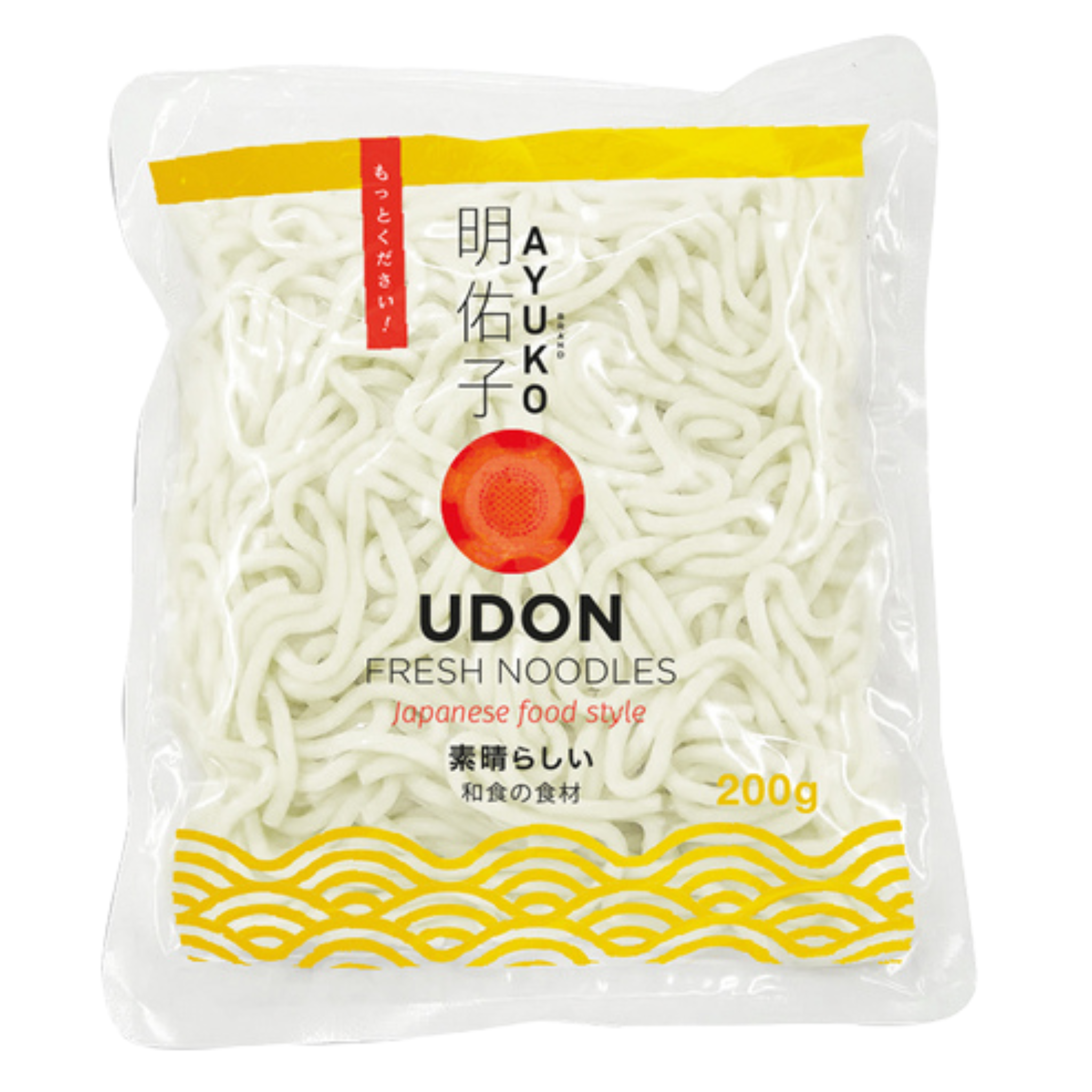 AYUKO Frische Udon Nudeln 200g (12er-Pack)