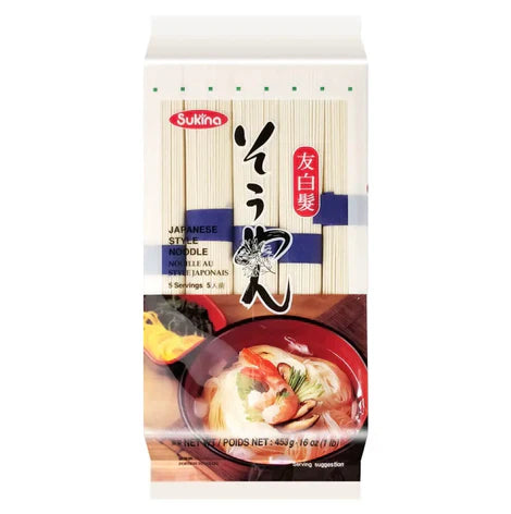 Sukina getrocknete Nudeln Japanischer Art | Tomoshiraga Somen Nudeln 453g