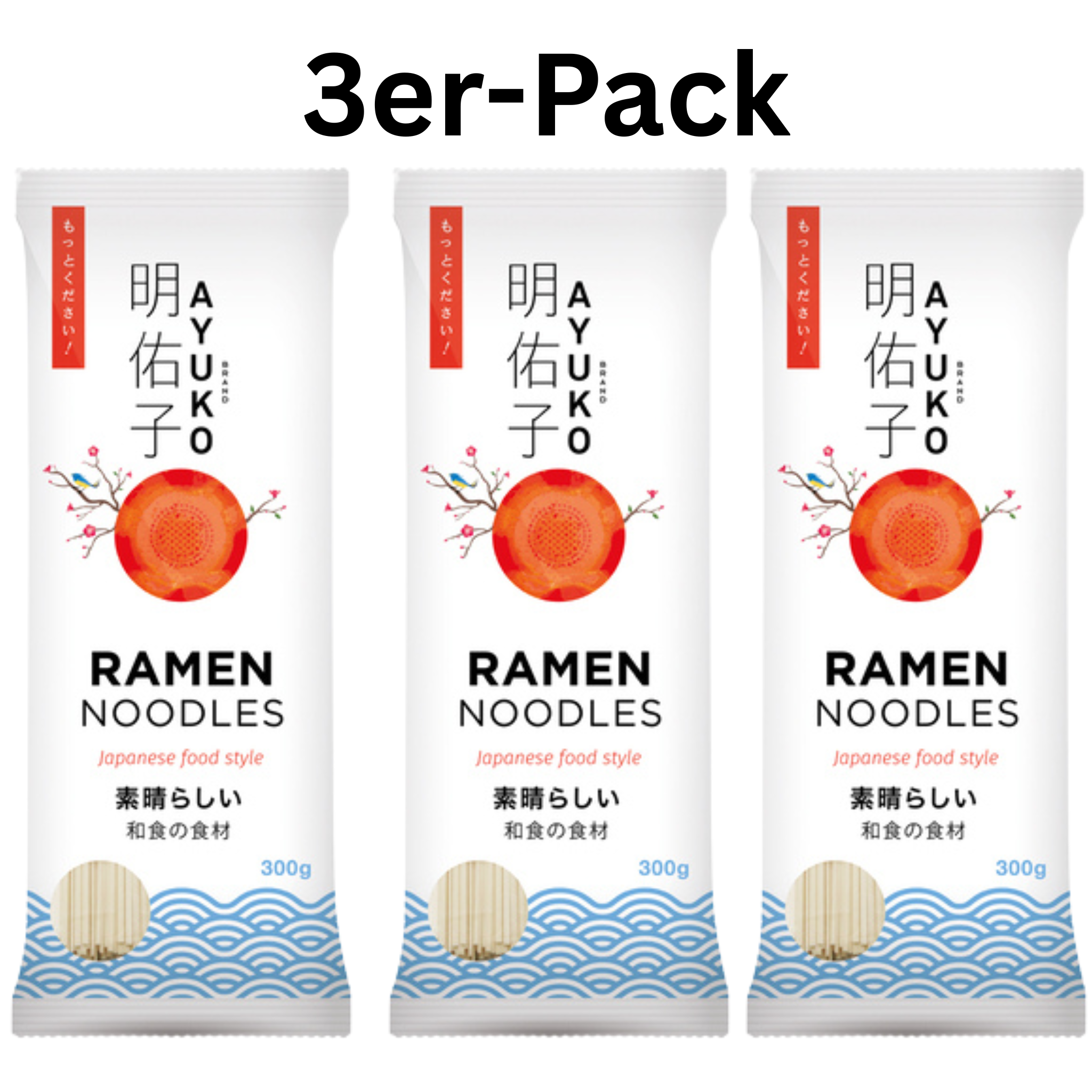 AYUKO Ramen Nudeln 300g (3er-Pack)