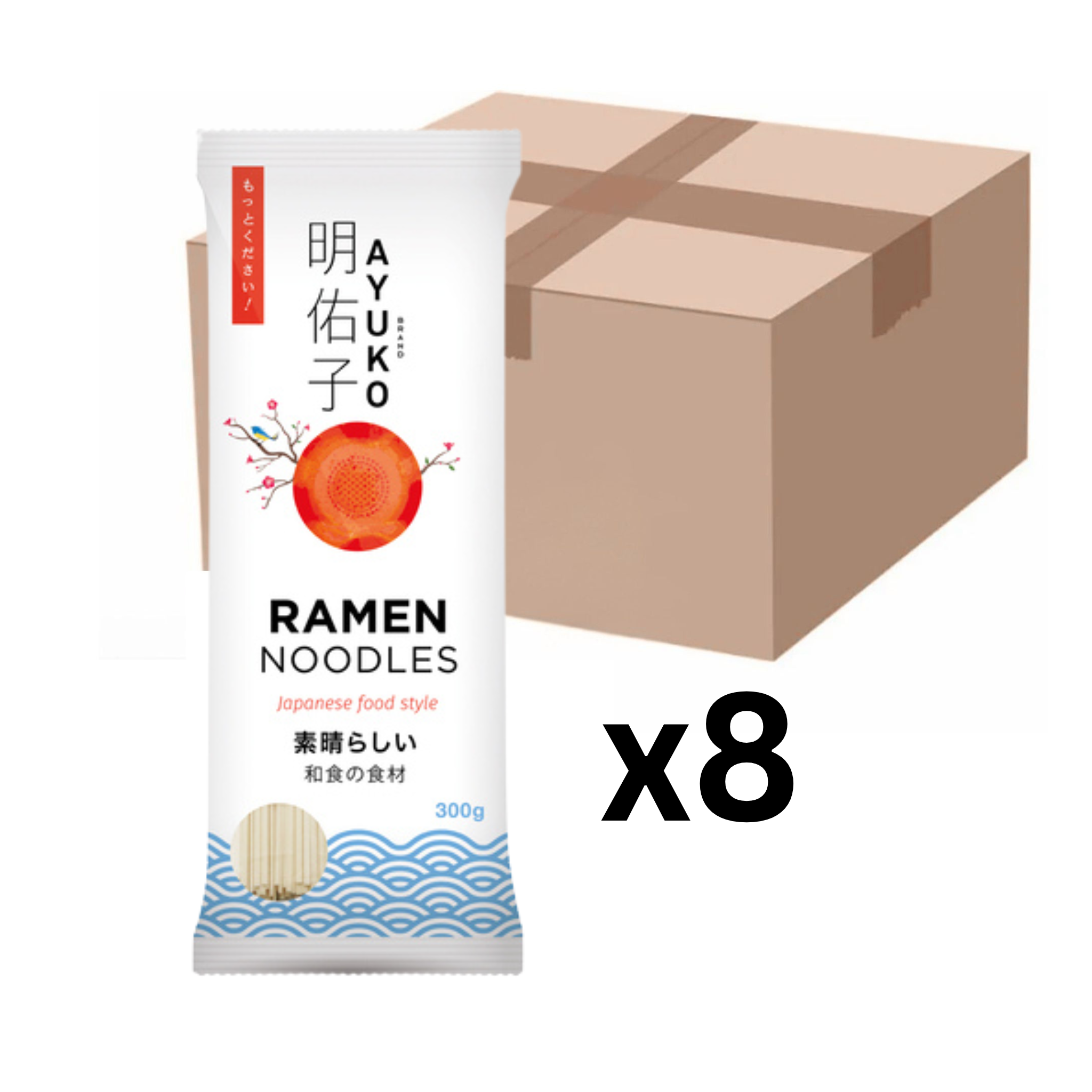 AYUKO Ramen Nudeln 300g (8er-Pack)