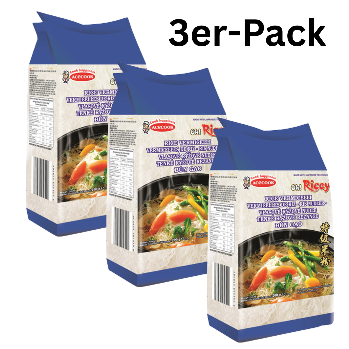 Acecook Oh Ricey Reisnudeln Bun Gao 200g