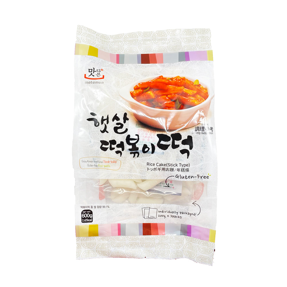 matamun Reiskuchen Tteokbokki Stangen 600g