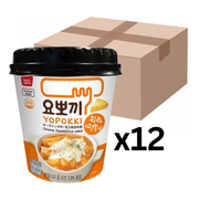 YOPOKKI Reiskuchen Tteokbokki Topokki Käse Cup 120g (12er-Pack)