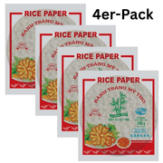 Bamboo Tree Reispapier Frühlingsrolle Rund 22cm 200g (4er-Pack)