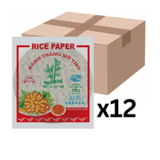 Bamboo Tree Reispapier Frühlingsrolle Rund 22cm 200g (12er-Pack)