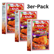 GOGI Tempura Mehl & Gewürzmix 2in1 Hot & Spicy Garlic Pepper Kentucky Style 216g (3er-Pack)