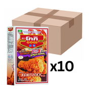 GOGI Tempura Mehl & Gewürzmix 2in1 Hot & Spicy Garlic Pepper Kentucky Style 216g (10er-Pack)