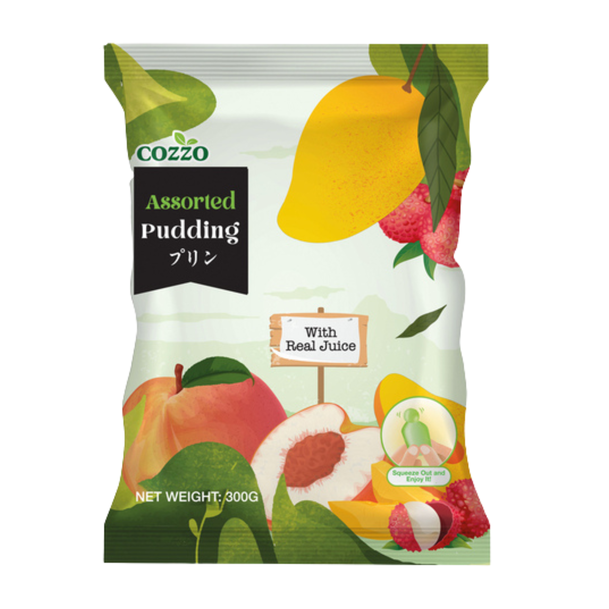 COZZO Frucht Jelly Gelee Bonbons Mix 300g (8er-Pack)
