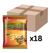 Gingerbon Kaubonbons Ingwer-Pfefferminz 125g (18er-Pack)