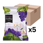 COZZO Frucht Jelly Gelee Bonbons Traube 160g (5er-Pack)