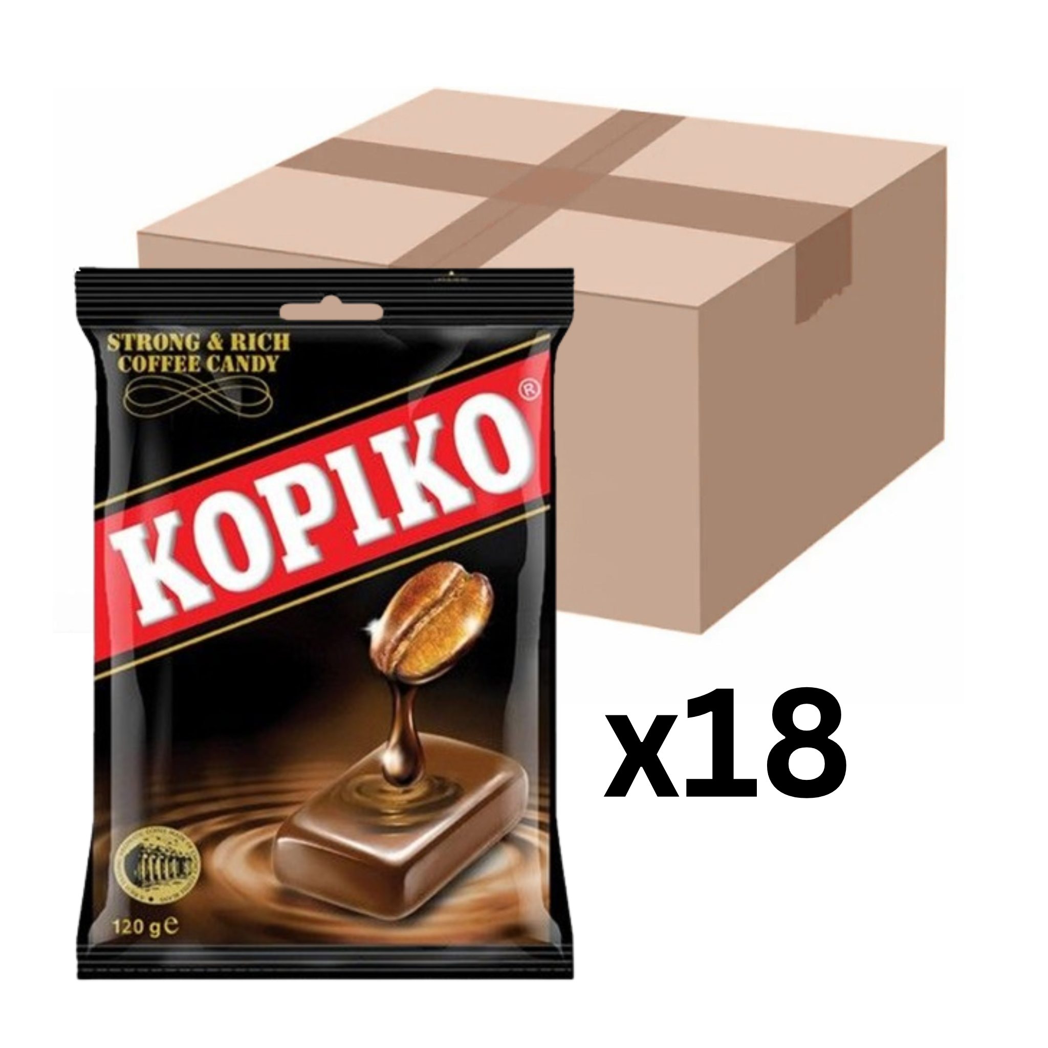 Kopiko Kaffeebonbons 120g (18er-Pack)
