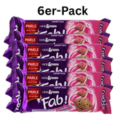 PARLE Hide & Seek Fab Erdbeer Strawberry Kekse 112g (6er-Pack)