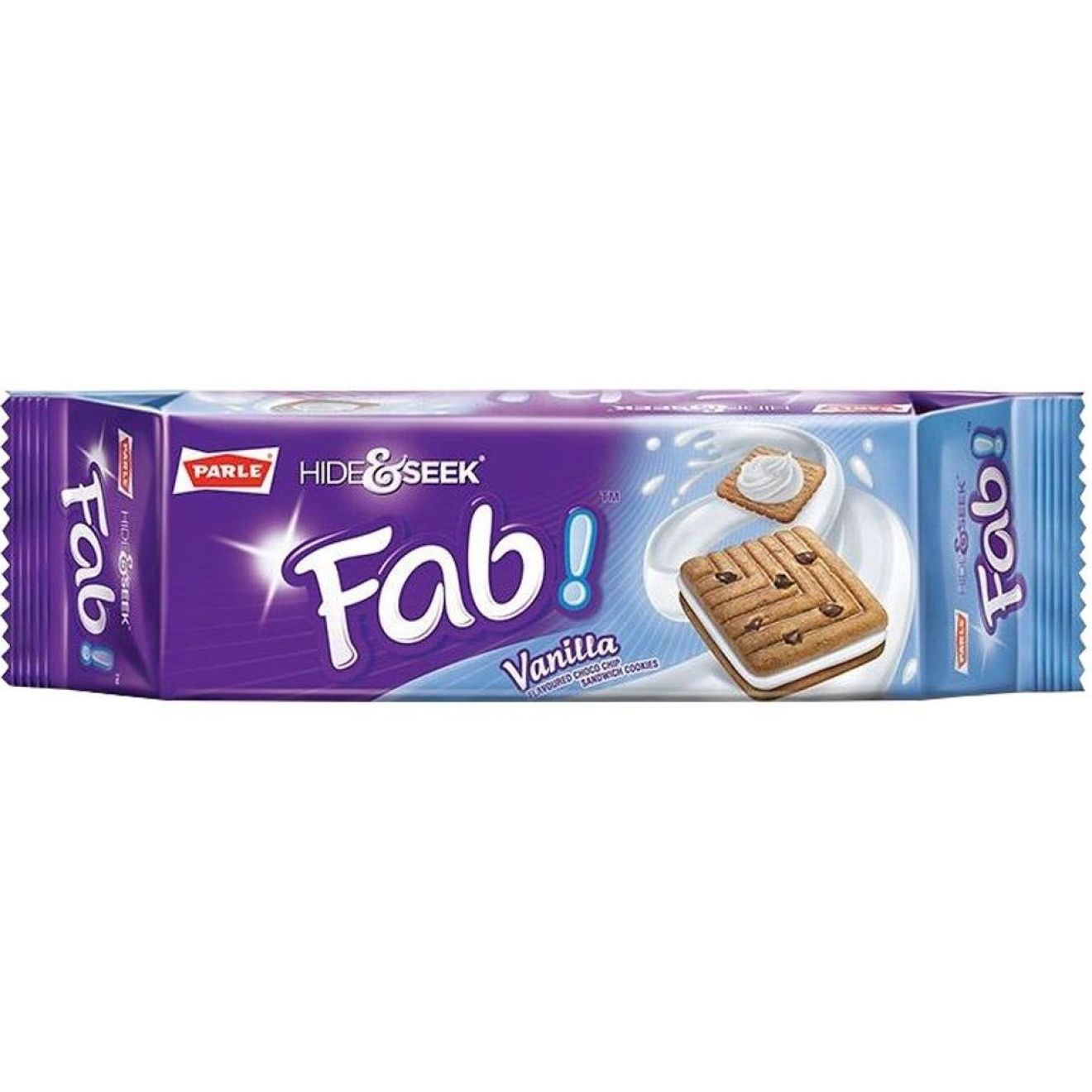 PARLE Hide & Seek Fab Vanille Vanilla Kekse 112g (6er-Pack)